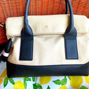 Kate Spade Cream and Black Tote